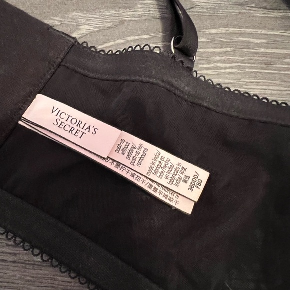36DDD Lace Unlined Longline Bustier Bra Victoria’s Secret gently used - Picture 5 of 6